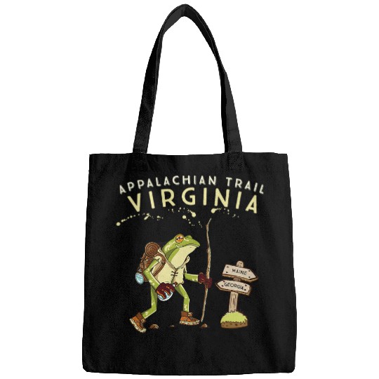 Frog Pet Appalachian Trail Virginia Funny Hiking Bags