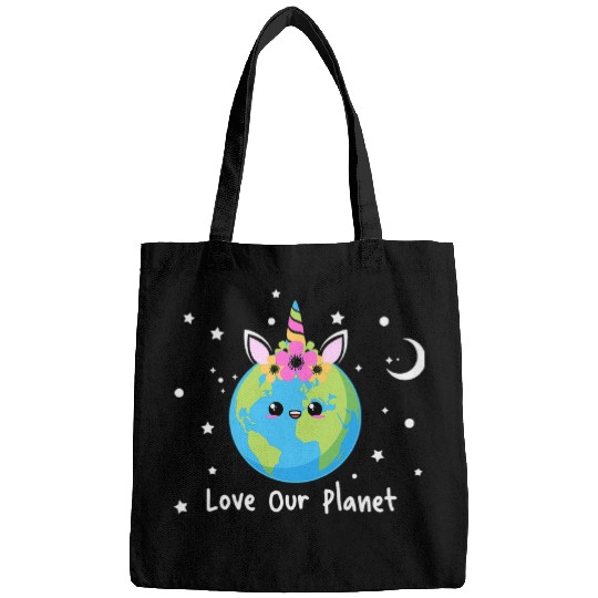 Unicorn Pet Earth Save Planet Environment Girls Kid Toddler Bags