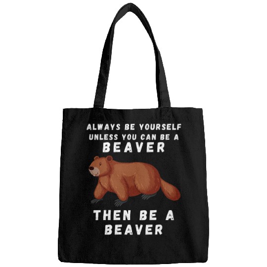 Beaver Pet Funny Beaver vintages Funny Saying Beavers Lovers Jokes Bags