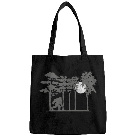 Bigfoot Pet Supernatural White Full Moon and UFO Cryptkins Bigfoot Bags
