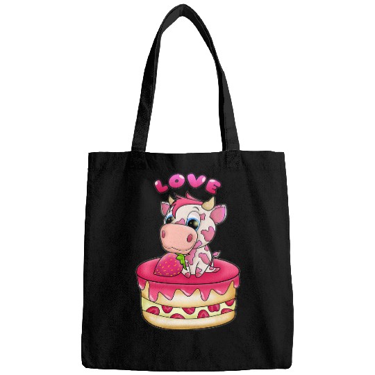Cow Pet Strawberry Cow Design 036 Bags