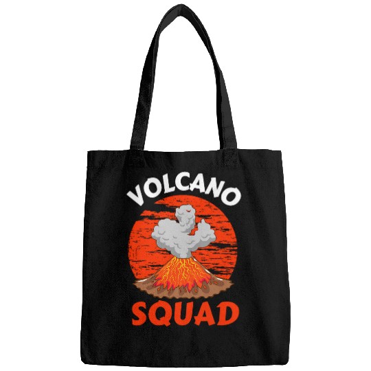 Volcano Squad Erupting Lava Ash Geology Magma Fires Geologist Bags