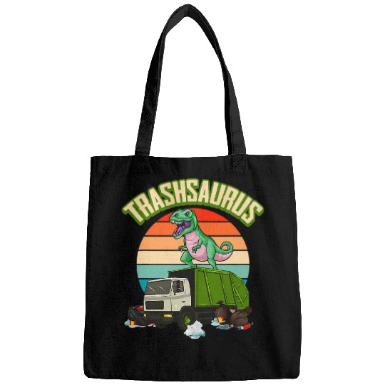 Dinosaur Pet Trash Dinosaur Recycle Trash Truck Driver Garbage Truck Dino Bags