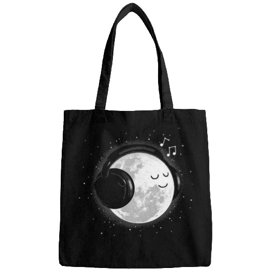 Astronaut Job Moon Music Sound Melody Galaxy Space Regular Fit Bags