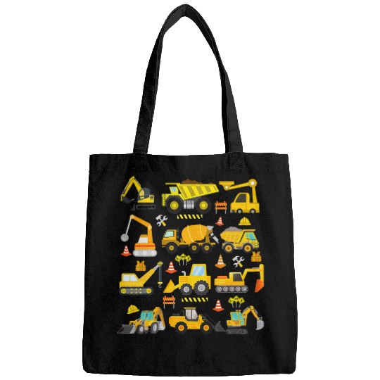 Excavator Fun Kids Construction Vehicles Dump Truck Bags