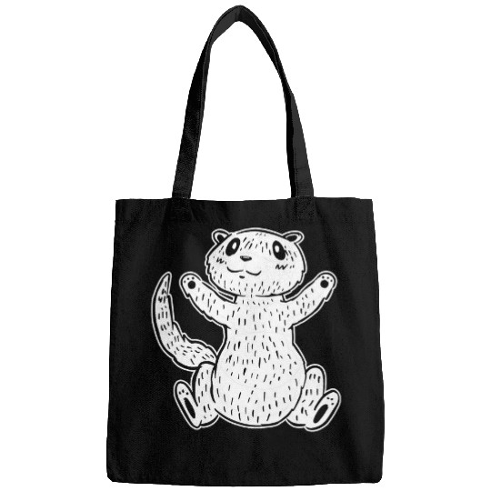 Ferret Pet Cute Animal Furry Weasel Ferret8 Bags