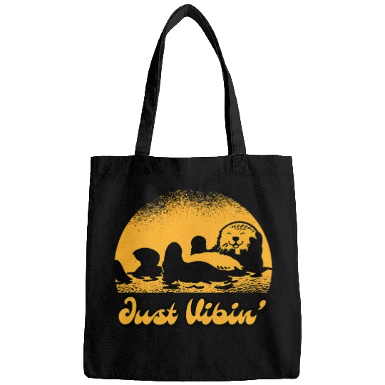 Beaver Pet Just Vibin Otter Beaver Relax Farting Flatulence Pooping 01 Bags