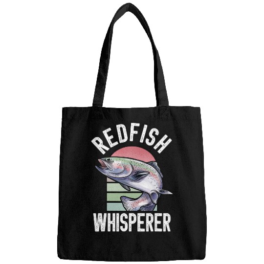 Fishing Fun Redfish Whisperer Fisherman Fish Fishing 10 Bags
