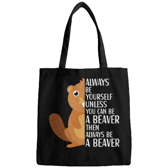 Beaver Pet Kids Beavers Humor Beaver Apparel Lover Bags