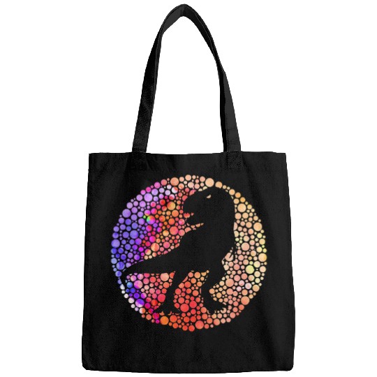 Dinosaur Pet Dot Dinosaur T rexs Lover In Polka Dots International Dot Day Bags