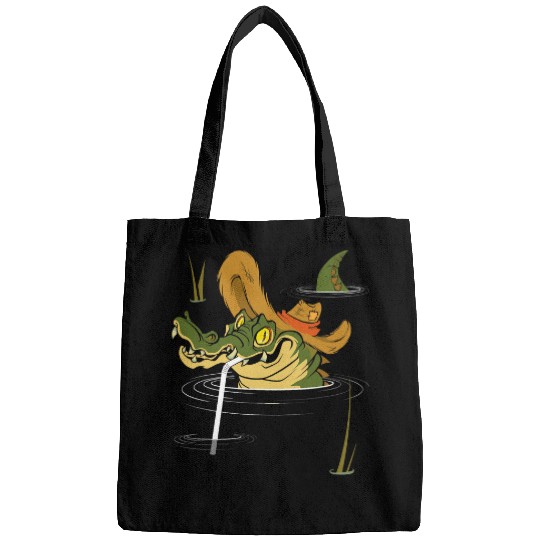 Alligator Pet Swamp Water Alligator Gator Crocodile Zoo Animal Lover Bags