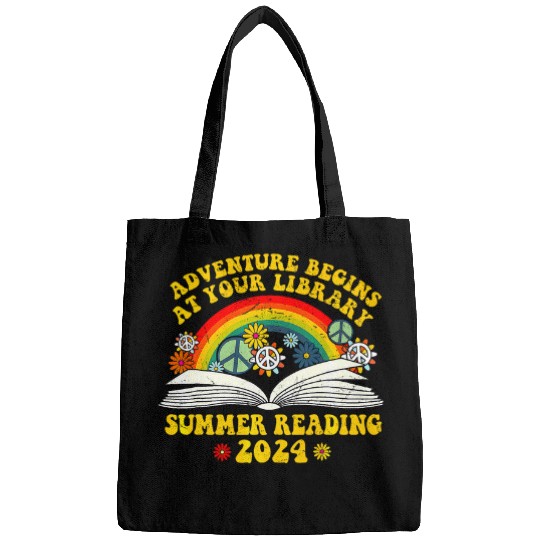 Book Fun Adventure Begins At Your Library Summer Reading 04 Rainbow 13 Bags