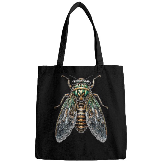 HyperRealistic Cicada Insect Art Tee for Nature Lovers 2024 21 Bags