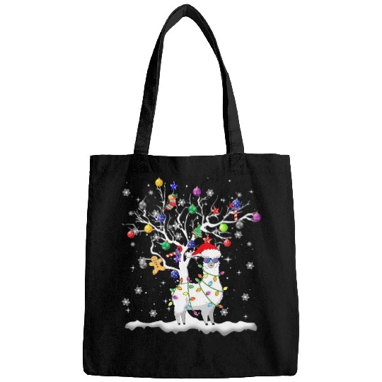 Llama Pet Fa La La Llama Funny xmass Lllama Lover Christmas Matching Bags
