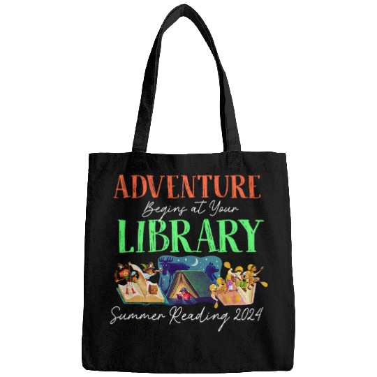 Book Fun Adventure Begins At Your Library Summer Reading Program 04 Bags