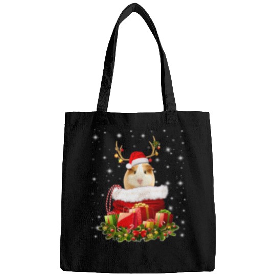 Guinea Pig Pet Reindeer Santa Sack Gift Box Decor Costume Bags