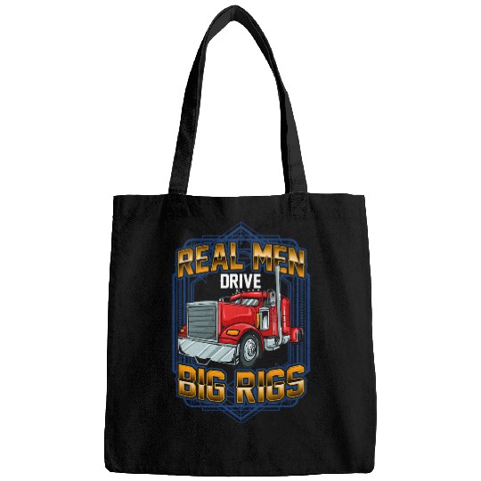Horse Pet Truck Driver Real Men Big Rigs Wheeler Diesel Horsepower Bags