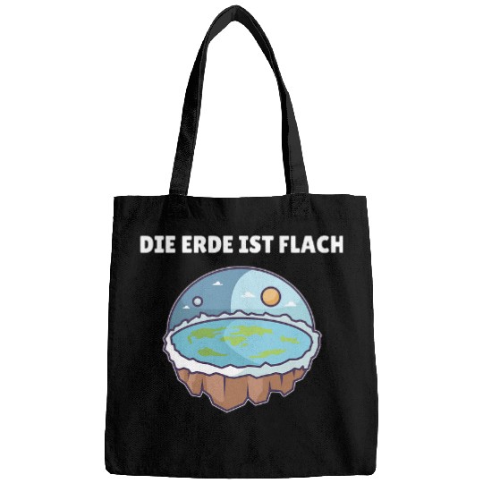 Flat Earth Map Model Flat Earth Society Bags