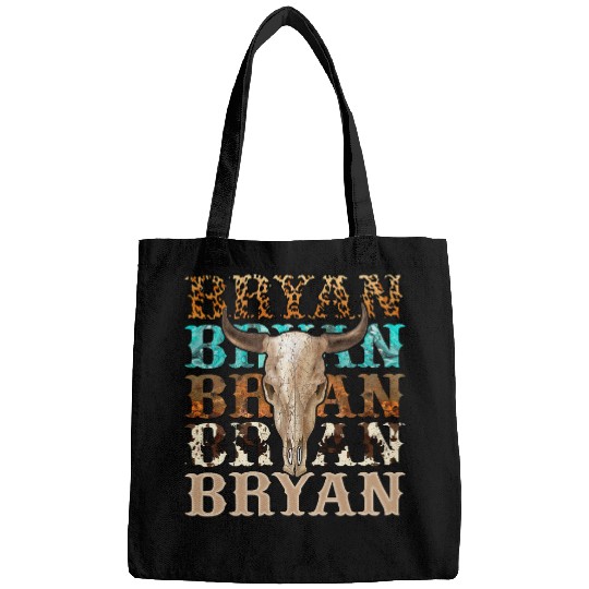 Cow Pet Cute Bryan Cow Skull CheetahPrint western country Outfit Bags