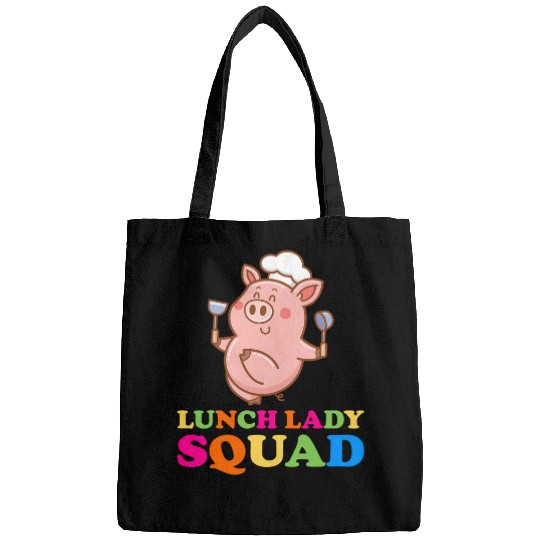 Pig Pet Lunch Lady Cafeteria Crew Squad School Lunch Ladies Bags