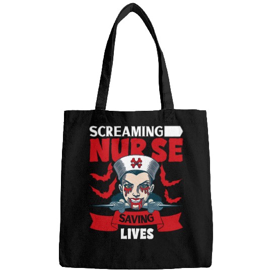 nurses Job Creepy nurses Horror nurses Spooky nurses Scary nurses Halloween 2 Bags