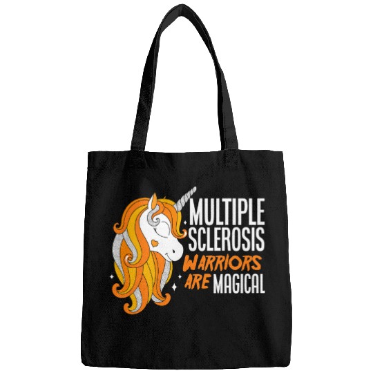 Multiple Sclerosis Ribbon Warriors Are Magical Unicorn Multiple Scelrosis Awareness Bags