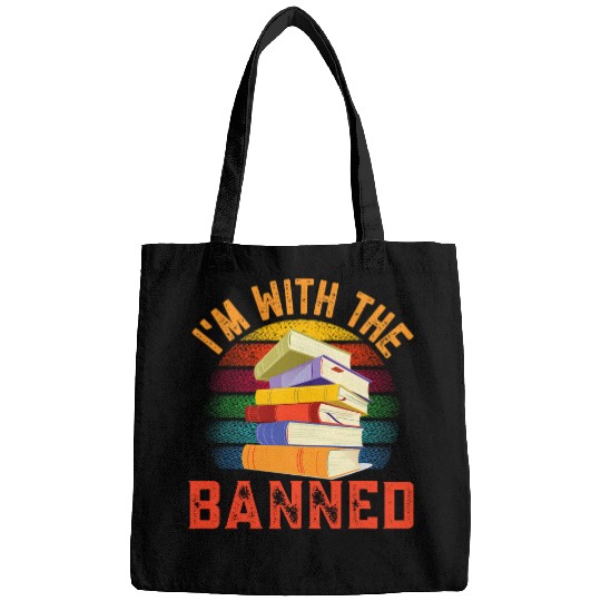 Book Fun Librarian Banned Books Week Im With The Banned Bags