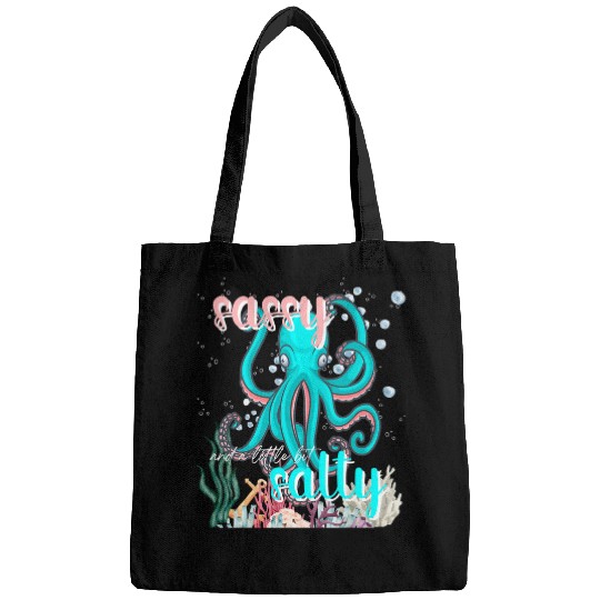 Octopus Pet Purple Octopus Sassy Salty Attitude Sweet Southern Prep Gear Bags