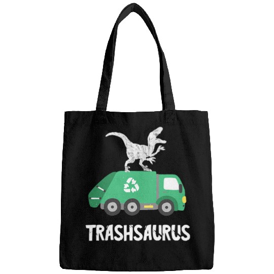 Dinosaur Pet Trash Dinosaur Garbage Truck Dino Recycle Trash Truck Driver Bags