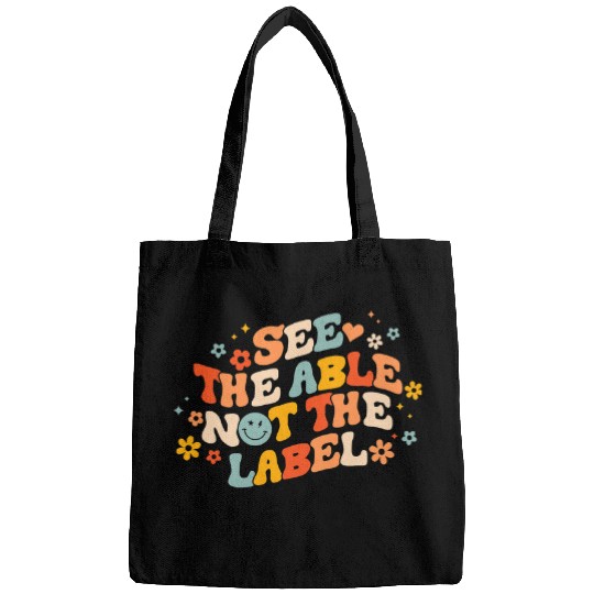 Autism Puzzle See the Able Not the Label Autism Sped Teacher Inclusion 2 Bags