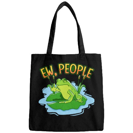 Frog Pet Ew People Frog On Lily Pad Water Bags