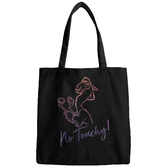 Llama Pet Dsny Emperors New Groove Llama No Touchy Graphic Bags