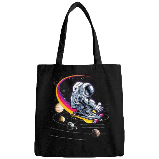 Astronaut Job Space Skateboarding Moon Sun Planet Astronaut Bags