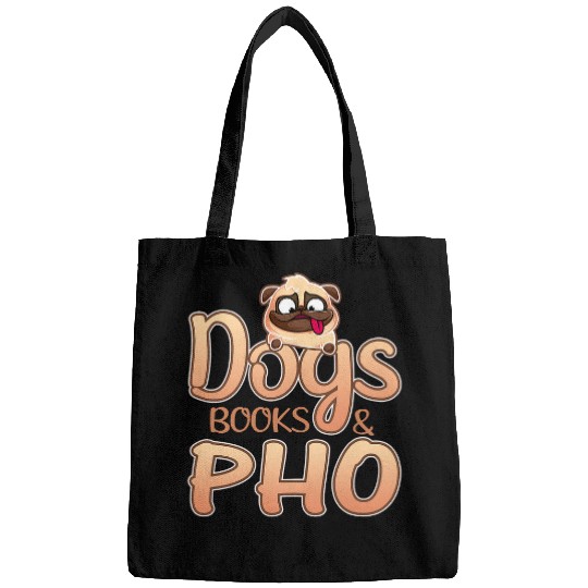 Book Fun Dogs Books and Pho Noodle Bags