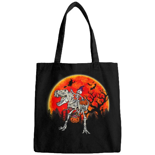 Dinosaur Pet Skull Candy Pumpkin Halloween For Boys Girls Bags