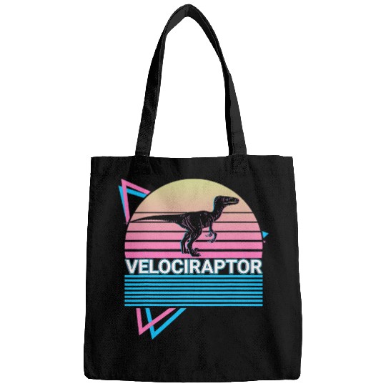 Dinosaur Pet Velociraptor Dinosaur Retro Bags