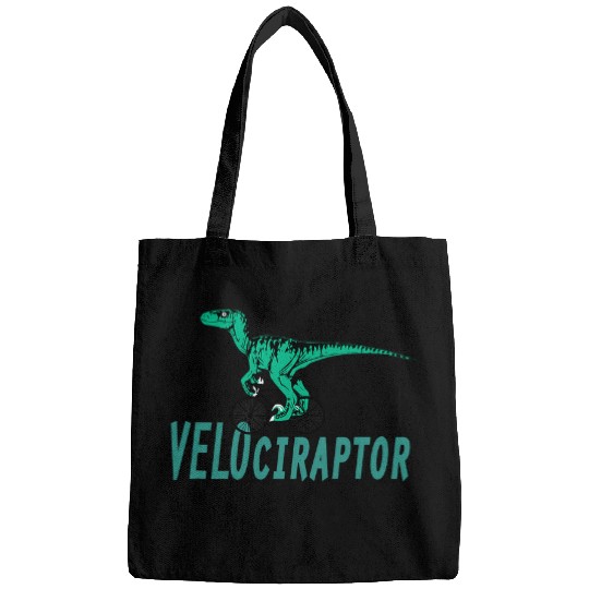 Dinosaur Pet Velociraptor The Cycling Dinosaur Funny Bags