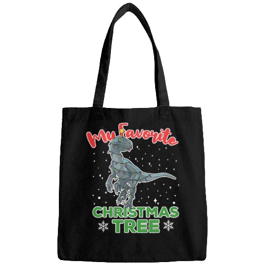 Dinosaur Pet xmass Velociraptor Merry Christmas Tree Bags