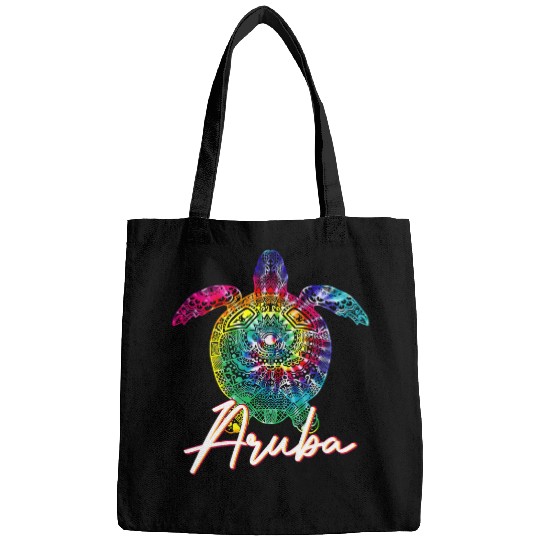 Turtle Pet Aruba Tie Dye Sea Turtle Matching Family Vacation Bags
