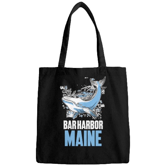 Whale Pet Bar Harbor Maine Whale Watching Sea Animal Marine Biologist Bags