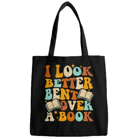 Book Fun I Look Better Bent Over A Book Funny Book Lovers 1 Bags