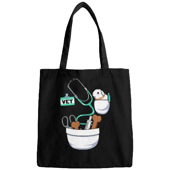 Veterinarian Job Costume Animal Owner Dog Doggie Hamster Pets Bags