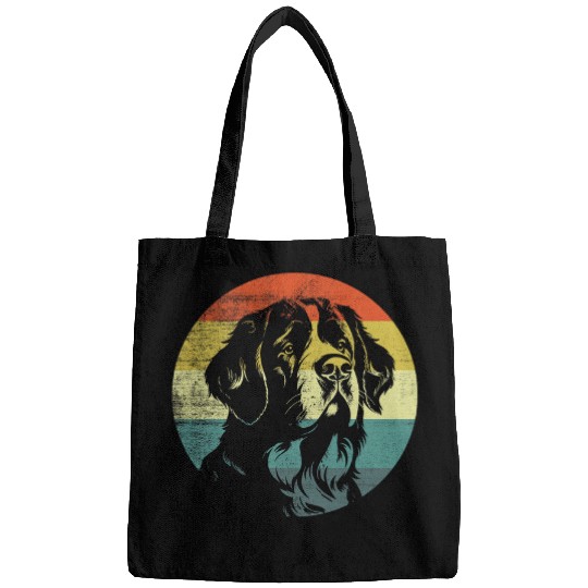 Saint Bernard Pet Retro Design Saint Bernard Bags