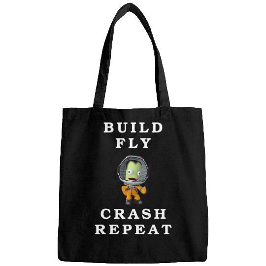 Astronaut Job Space Build Fly Crash Repeat Animation Program Bags