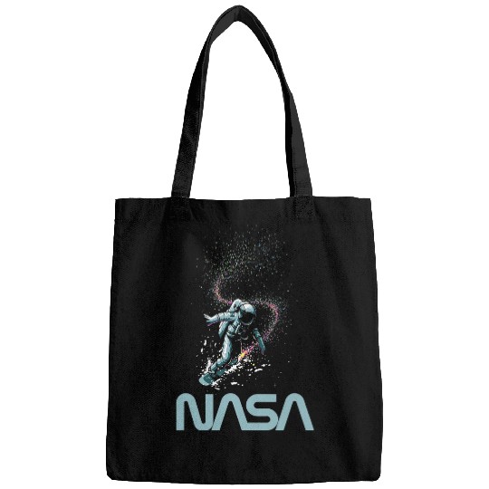 Astronaut Job NASA Astronaut surfing on stars Worm Cool Bags
