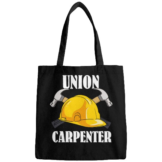 Woodworker Job Craftsman Woodworking Funny American Union Carpenter Dad Bags