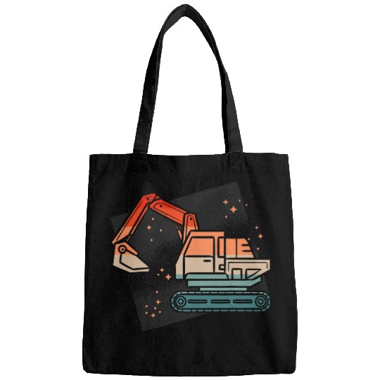 Excavator Fun Construction Work Excavator Lover Kids Toddlers Excavator 1 Bags