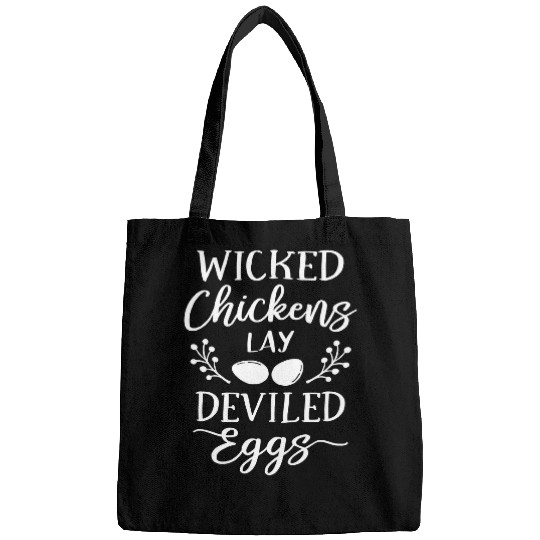 Chicken Pet Wicked Chickens Lay Deviled Eggs Funny Chicken Bags