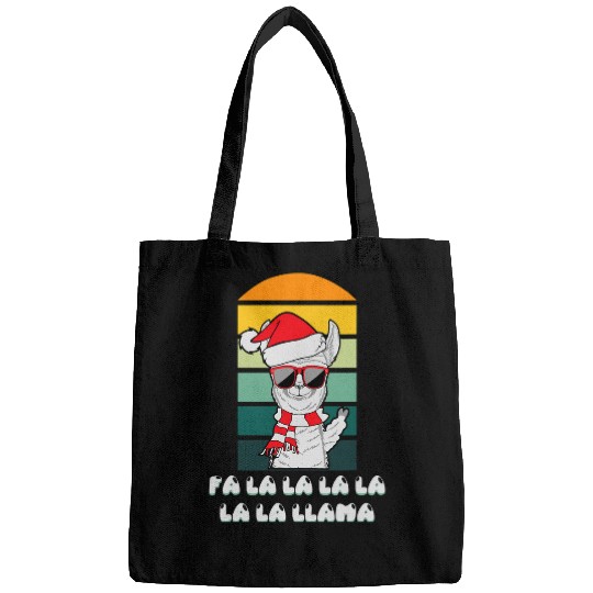 Llama Pet Fa La La Llama Mens Womens Funny Cute for Christmas Bags
