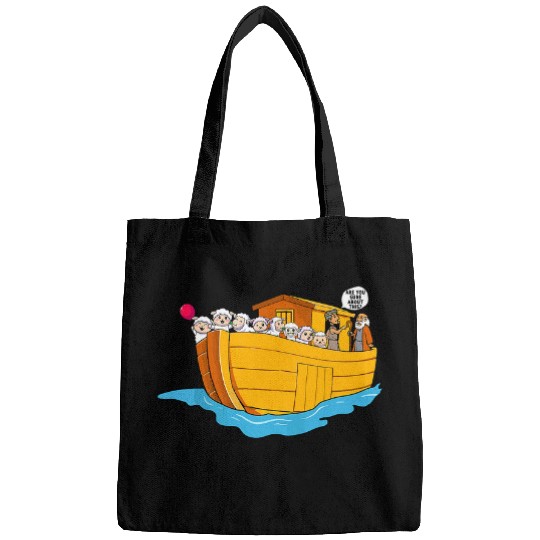 Sheep Pet Noah Ark Boat Sheep Religious Christian Sheep Lovers Bags